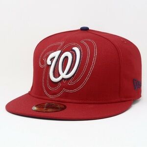 New Era 59fifty Washington Nationals Field Hat- Size 7&3/4- NWT